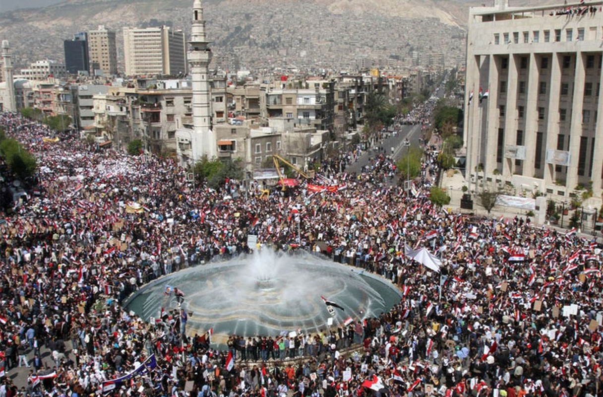 Anh ve thanh pho Aleppo tu khi noi chien no ra